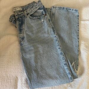 Abercrombie & Fitch Light Wash High Rise Jeans